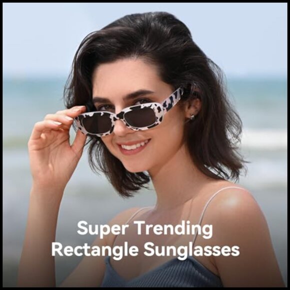 Retro Square Sunglasses Trendy Chic UV400 Protection Unisex Fashion Eyewear main image 5